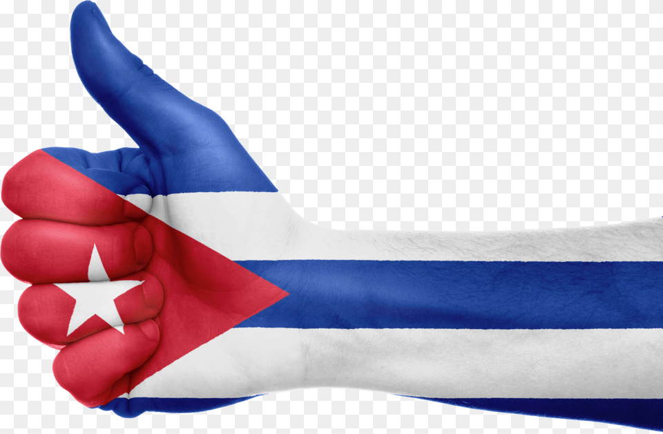 Bandera Cubana Imagenes De Bandera Cubana, Body Part, Clothing, Finger, Glove Free Png Download