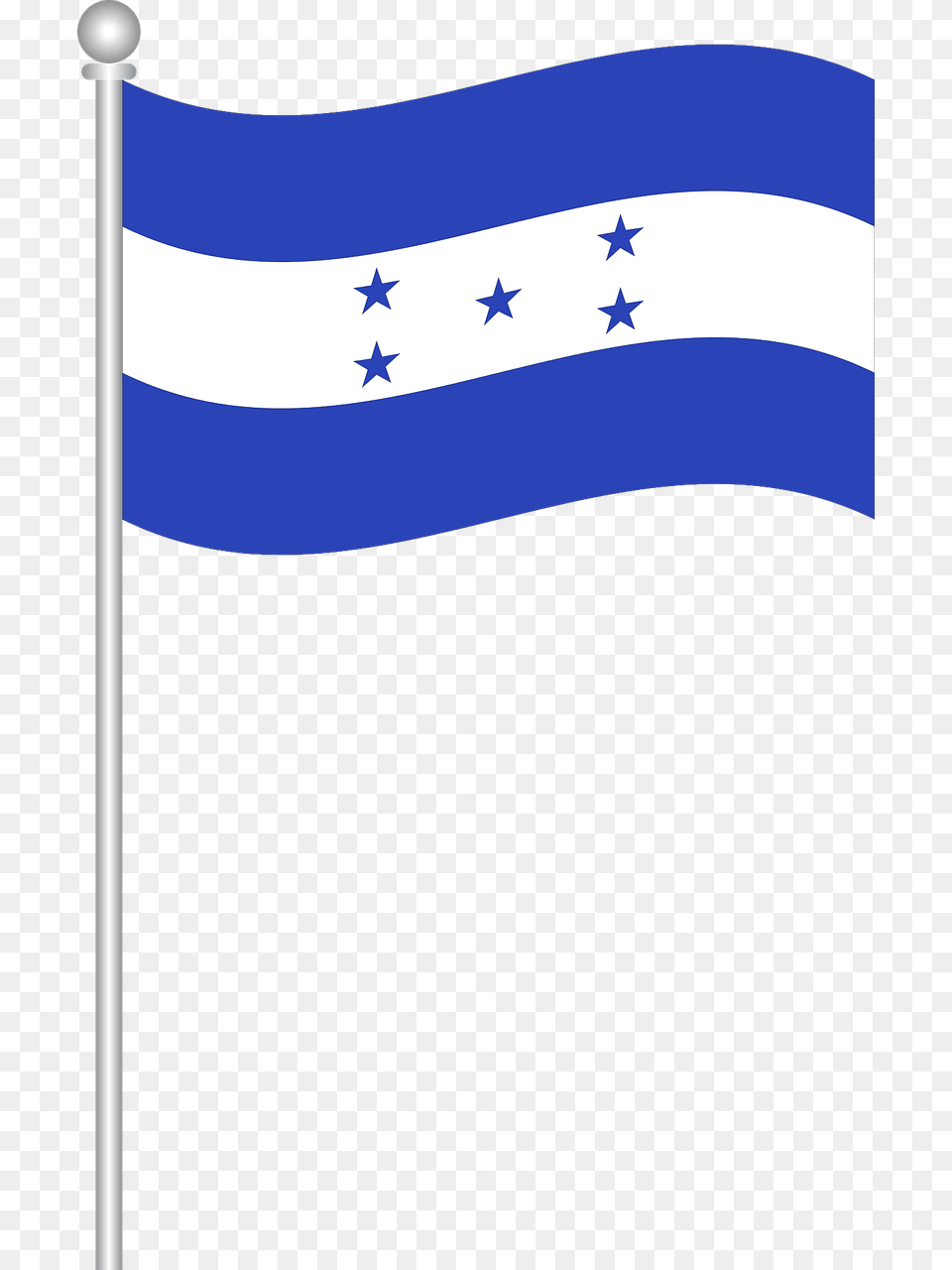 Bandera De Honduras Dibujo, Flag Free Transparent Png