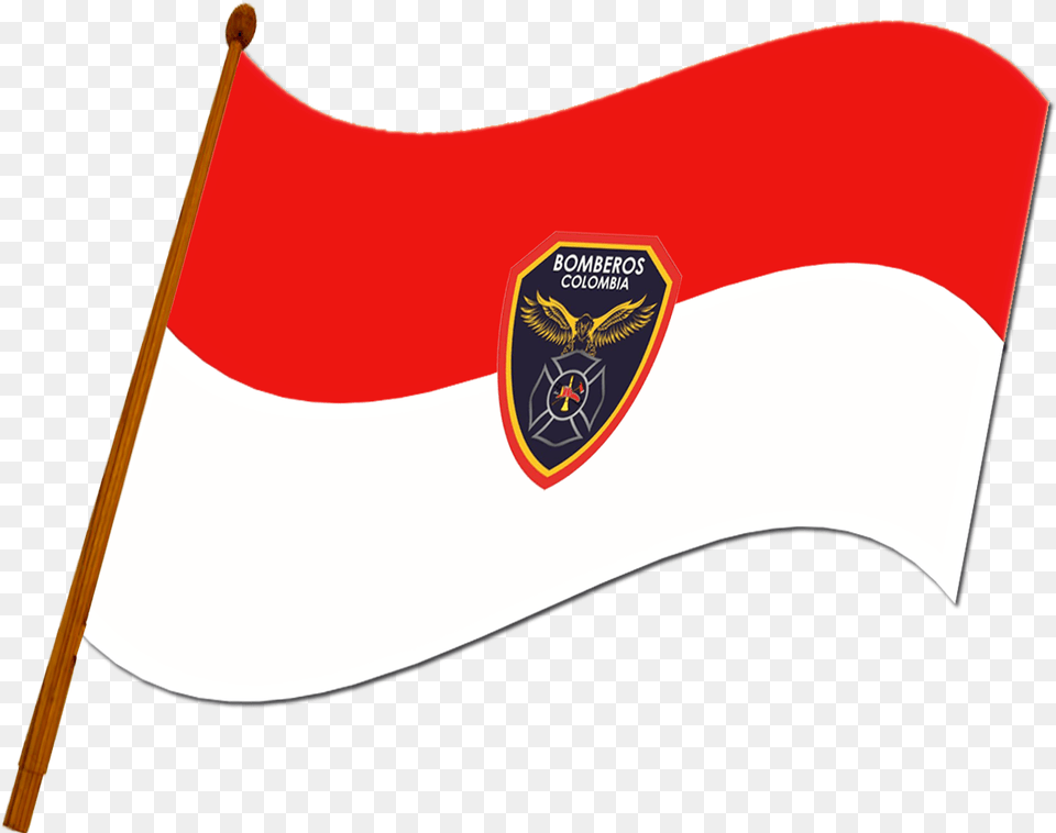 Bandera De La Direccin Nacional De Bomberos Colombia Firefighter, Flag Free Transparent Png