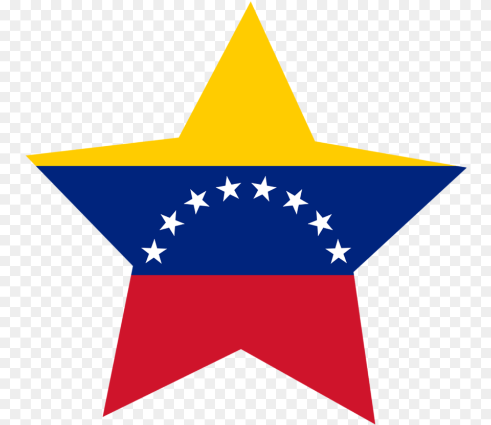 Bandera De Venezuela Estrella De La Bandera De Venezuela, Star Symbol, Symbol, Flag Free Png