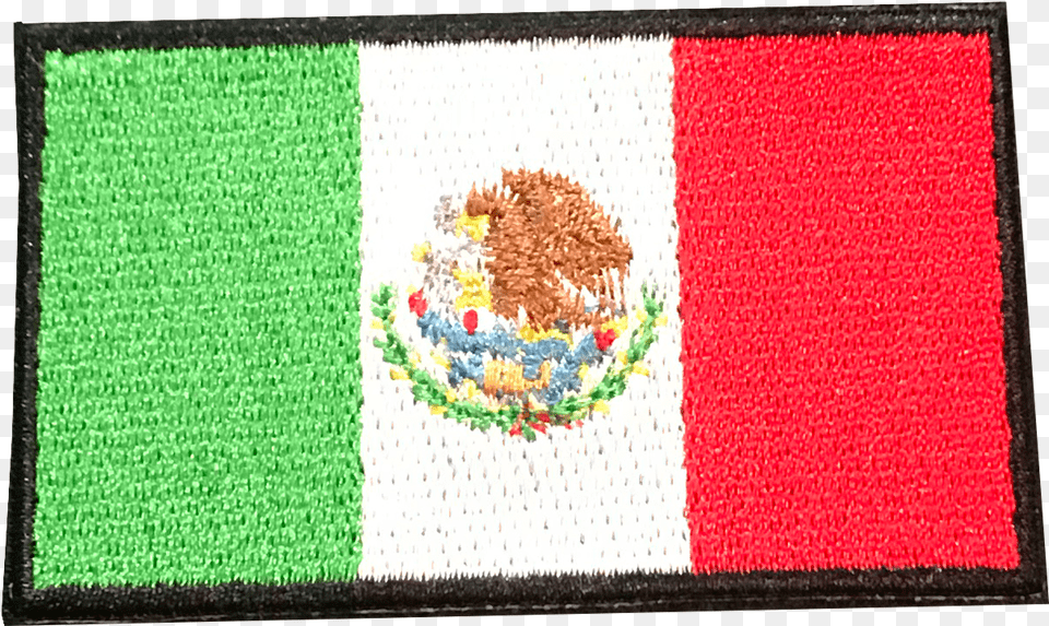 Bandera Mexico Parches Stitch, Pattern, Embroidery Free Transparent Png
