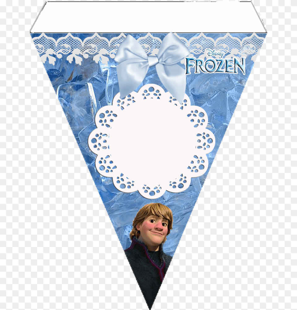 Banderin Kristoff Todo Frozen Banderines De Frozen Para Imprimir, Person, Face, Head, Ice Free Png