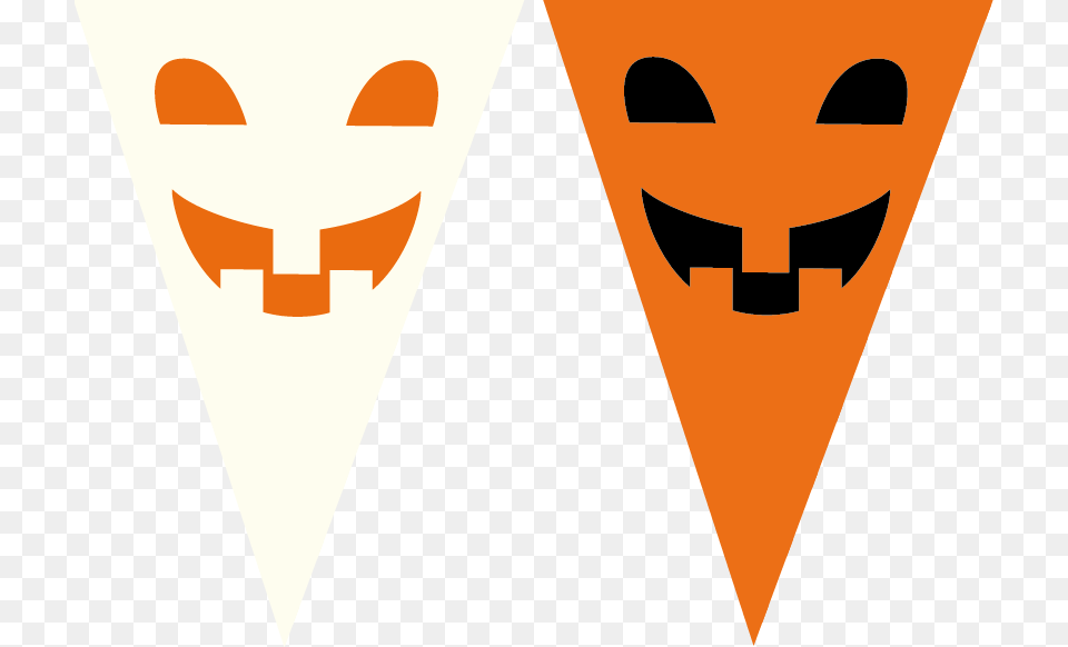 Banderines Halloween, Triangle, Logo Free Transparent Png