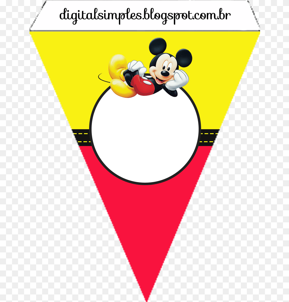 Banderines Para Imprimir Gratis Busca I Encaixa Som Hi Mickey Free Png