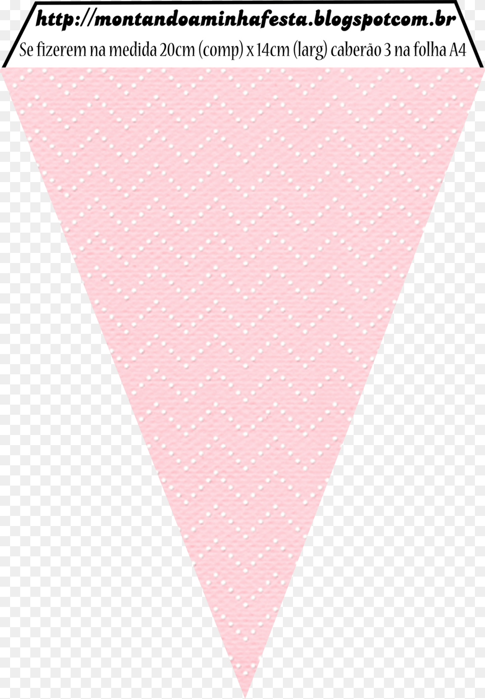 Banderines Para Imprimir Rosados, Triangle Free Png Download