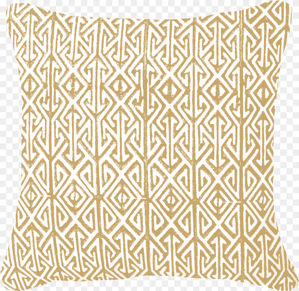 Bandhini White Amp Gold Arrow Lounge Cushion Cushion, Home Decor, Pillow Png