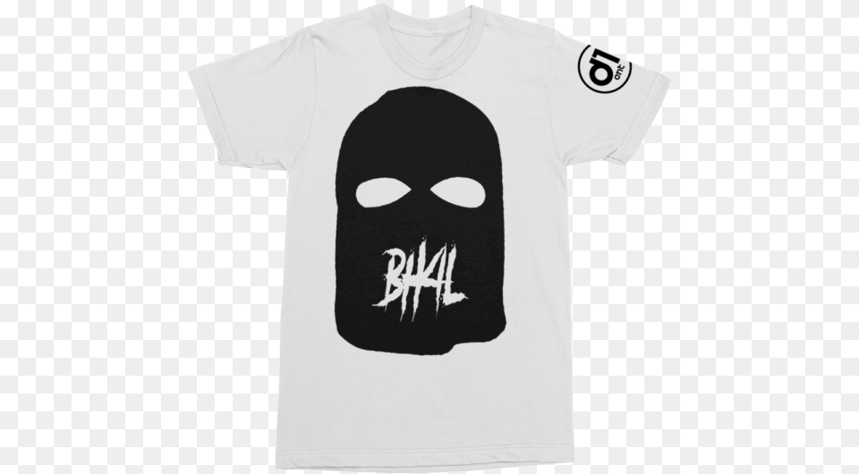 Bandhuntas Ski Mask White Tee Bud Spencer T Shirt, Clothing, T-shirt, Face, Head Png