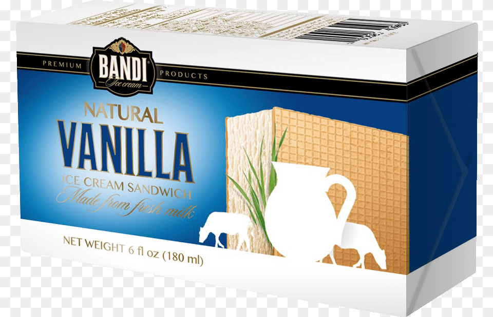 Bandi Vanilla Ice Cream Sandwich Doppio, Box, Food, Dairy Free Png Download