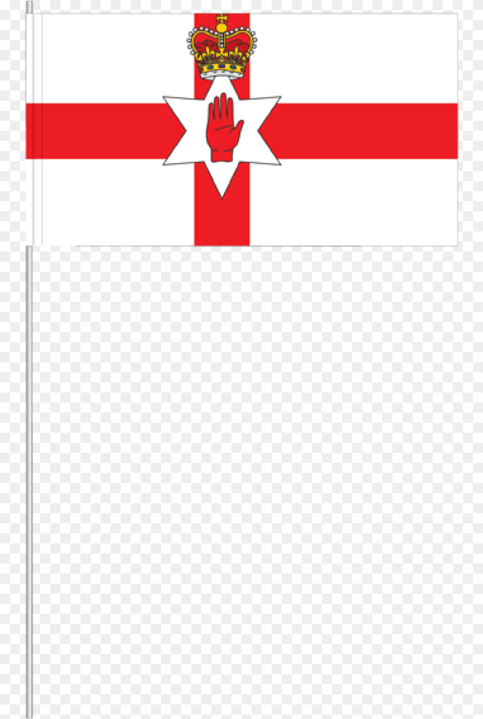 Bandiera Di Carta Irlanda Del Nord Northern Ireland Flag Free Png Download