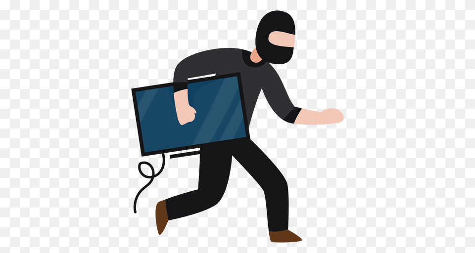 Bandit Character Stealing Monitor, Person, Computer Hardware, Electronics, Hardware Free Transparent Png