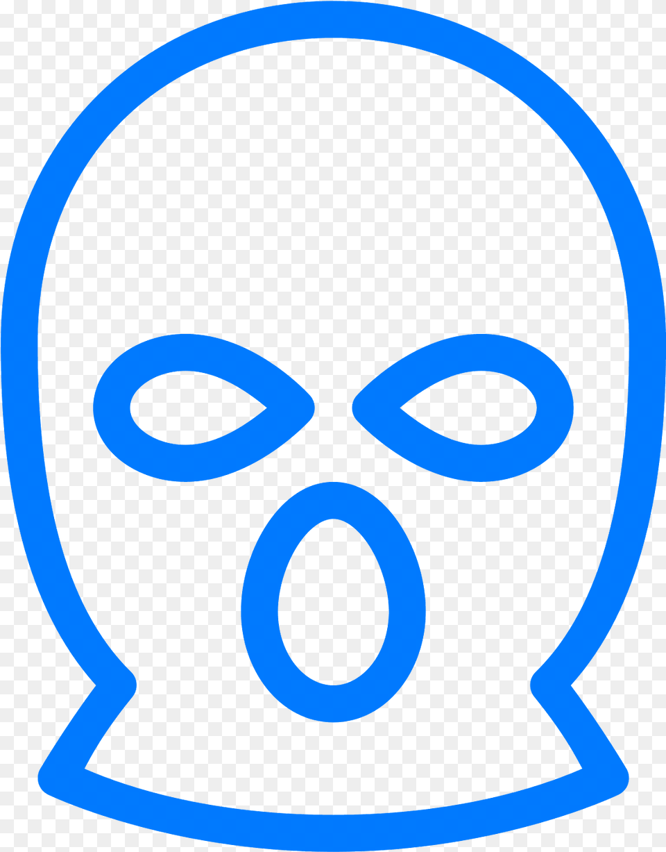 Bandit Mask Ski Mask Art, Person, Face, Head Free Png Download