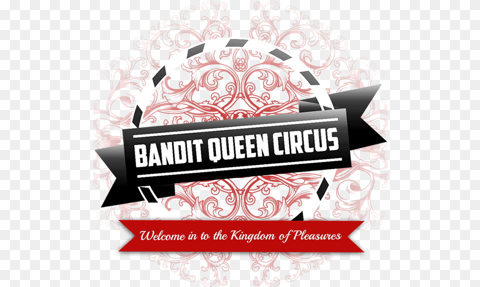 Bandit Queen Circus Logo, Art, Graphics, Advertisement, Poster Free Png Download