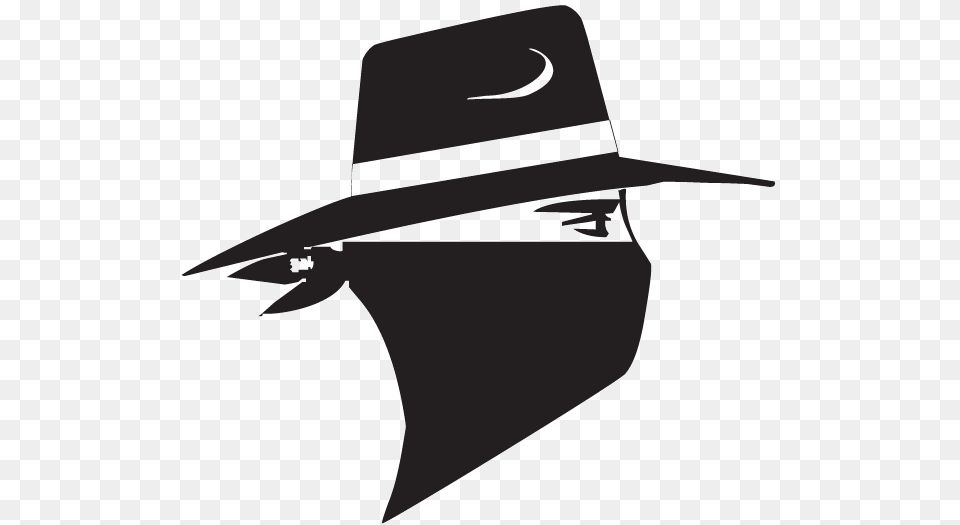 Bandit Robber Download Bandit Decal, Clothing, Hat, Stencil, Sun Hat Free Png