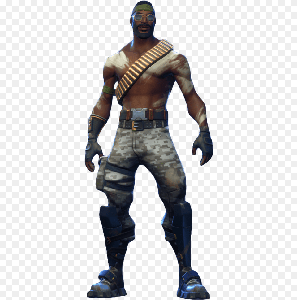 Bandolier Bandolier Skin Fortnite, Adult, Male, Man, Person Free Transparent Png