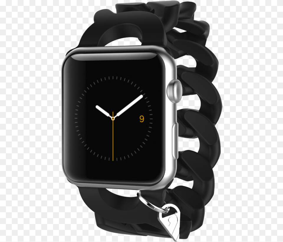 Bands For Gold Apple Watch Sport Black Chain Apple Watch Band, Arm, Body Part, Person, Wristwatch Png