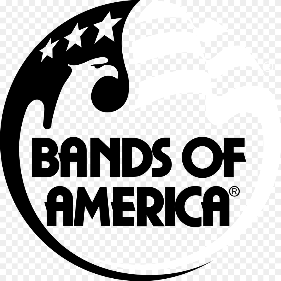 Bands Of America Transparent, Stencil Png Image