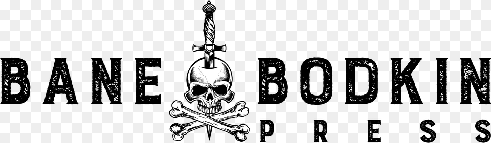 Bane And Bodkin Press Skull, Cross, Symbol, Silver Free Png