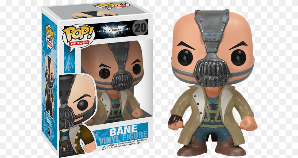 Bane Batman Funko Pop, Figurine, Baby, Person, Plush Png