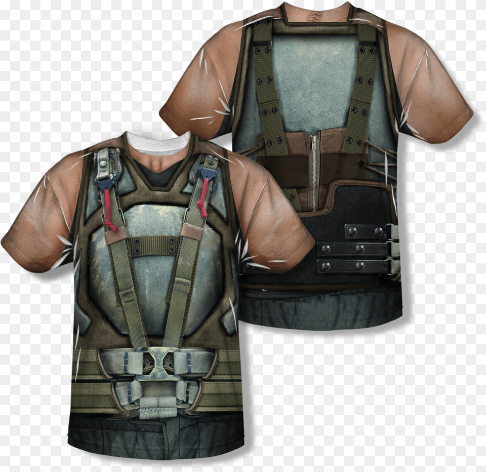 Bane Costume Batman Dark Knight Rises Bane Costume Sublimation T Shirt, Clothing, Lifejacket, Vest, Adult Free Transparent Png