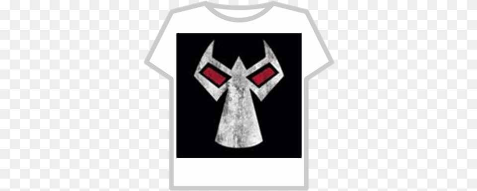 Bane Mask Roblox Black Champion Hoodie T Shirt, Clothing, T-shirt, Cross, Symbol Free Png Download
