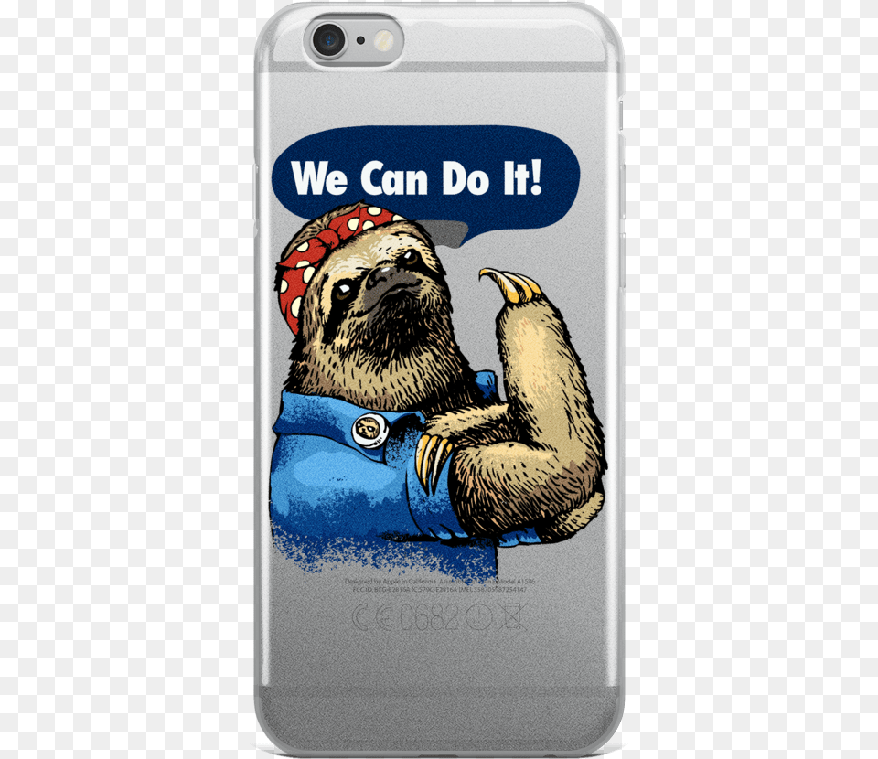 Bane Transparent 2 Mobile We Can Do It Sloth, Electronics, Phone, Mobile Phone, Animal Free Png Download