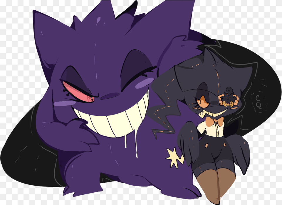 Banette X Gengar, Anime, Baby, Person Png Image