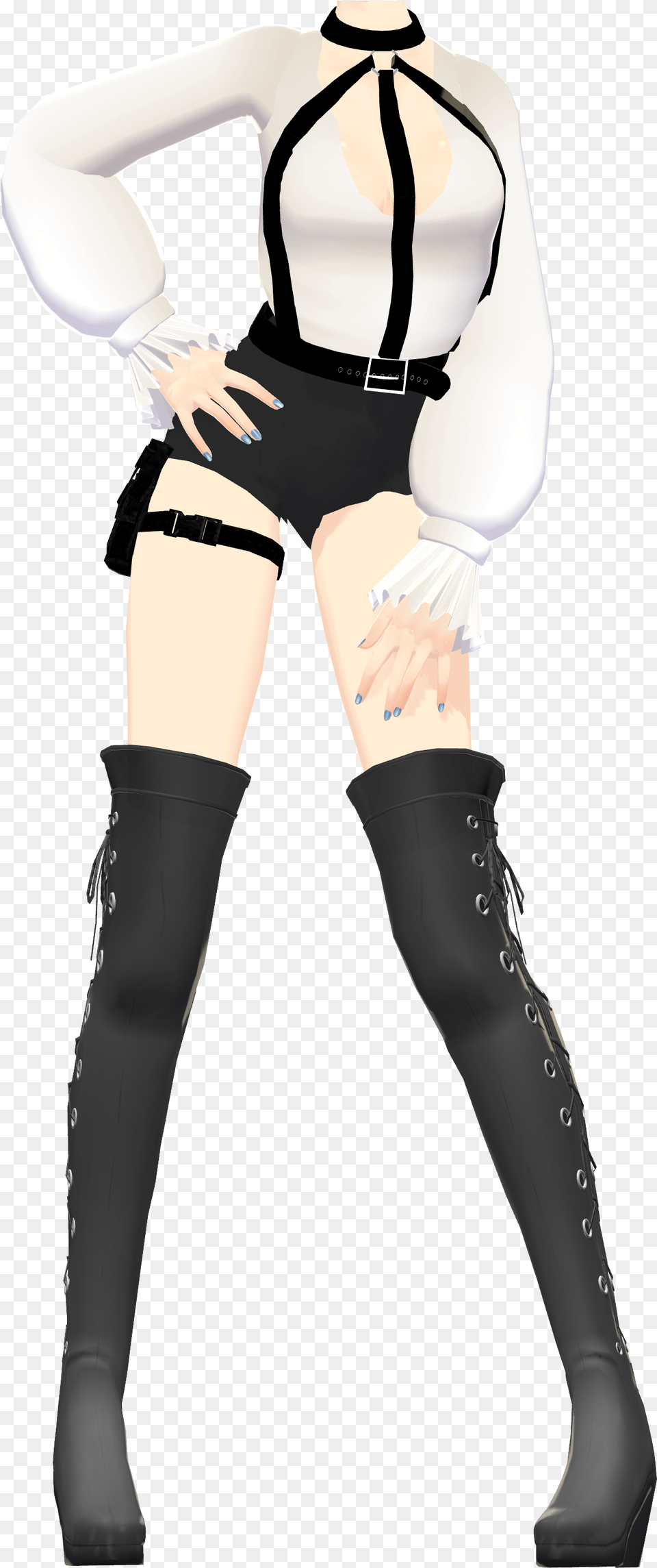 Bang Bang Ur Dead By Crystallyna Mmd Bangs, Adult, Female, Person, Woman Free Transparent Png