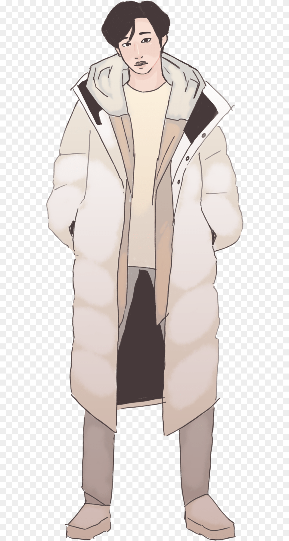 Bang Chan Background, Lab Coat, Clothing, Coat, Person Png Image