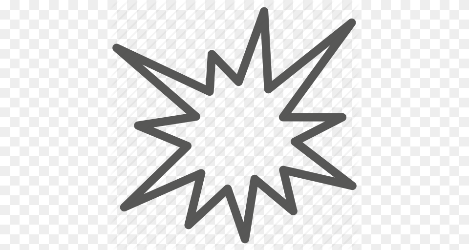 Bang Explode Explosion War Icon, Star Symbol, Symbol, Outdoors, Nature Free Png