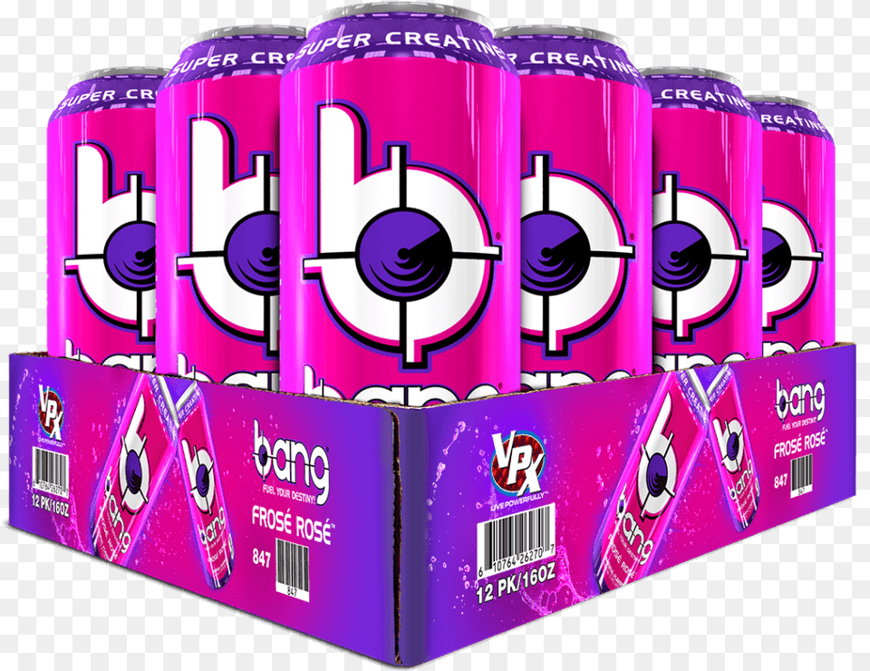 Bang Frose Rose, Can, Tin, Purple Free Transparent Png