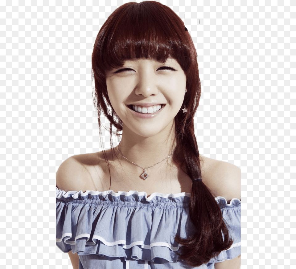 Bang Minah Smile Download Korean Girl Eye Smile, Person, Head, Face, Woman Png Image