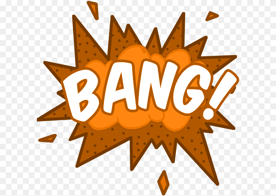 Bang Onomatopoeia, Logo, Sticker Free Png Download