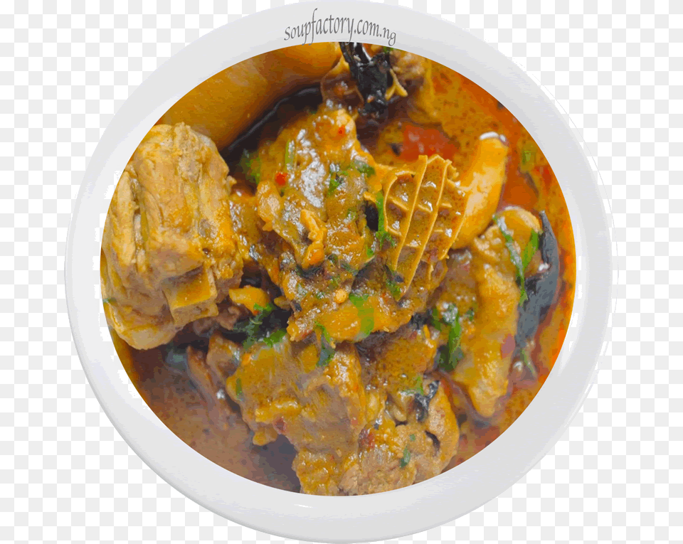Banga Soup With Starch, Curry, Dish, Food, Meal Free Transparent Png