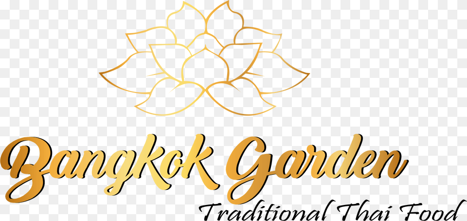 Bangkok Garden Bethesda Logo, Dahlia, Flower, Plant, Text Free Png