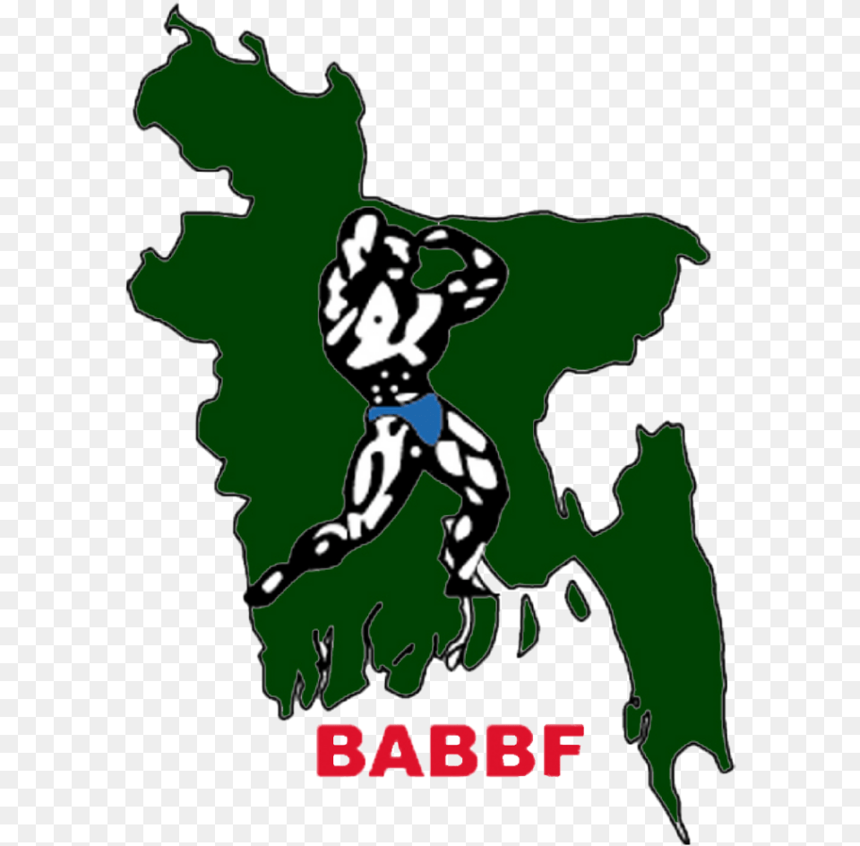 Bangladesh Bodybuilding Federation39s Logobangladesh Bangladesh Map, Baby, Person, Stencil, Chart Free Transparent Png