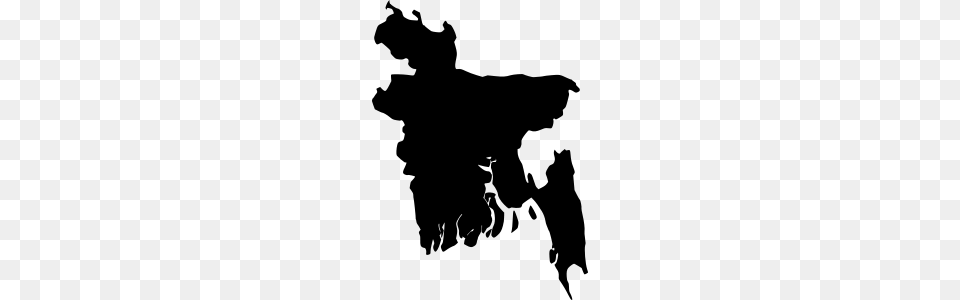 Bangladesh Map Clip Arts For Web, Gray Png