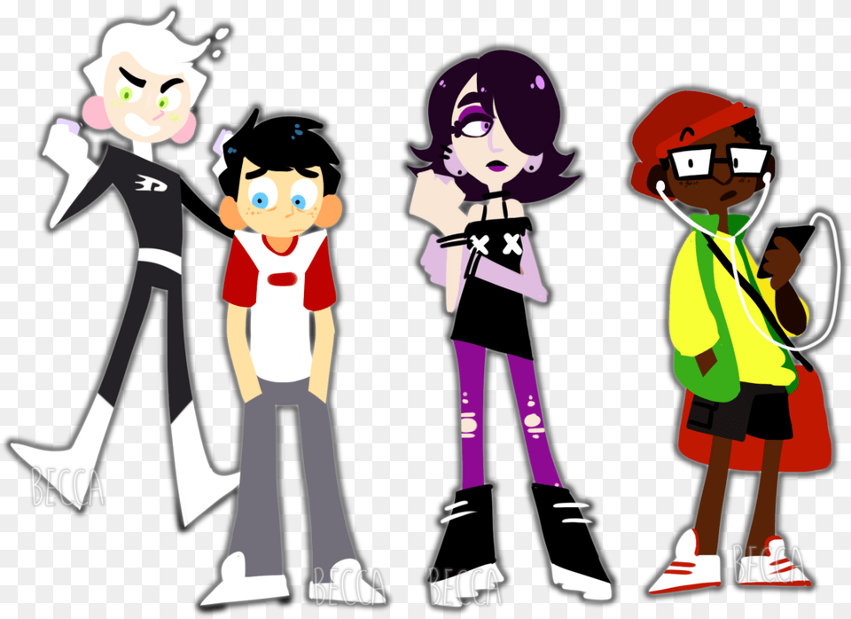 Bangs Fists On Table Where39s My Reboot Where39s My Fanart Danny Phantom And Vlad, Book, Person, Girl, Female Free Png