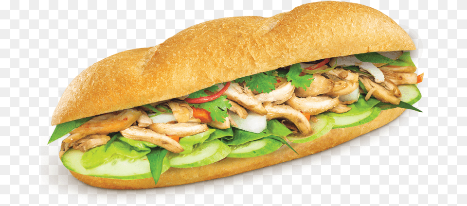 Banh Mi Ga, Burger, Food, Sandwich, Bread Free Transparent Png