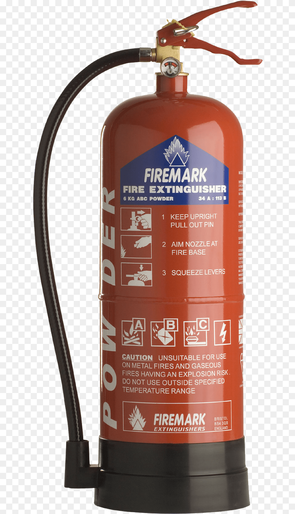 Banham Fire Extinguisher Dry Powder Water Fire Extinguisher, Cylinder, Bottle, Shaker Png