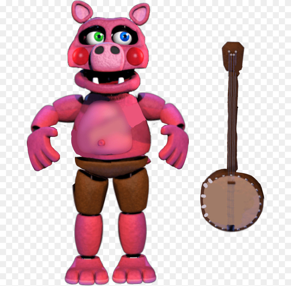 Banjo Clipart Fnaf Pigpatch Full Body, Toy, Guitar, Musical Instrument Free Transparent Png