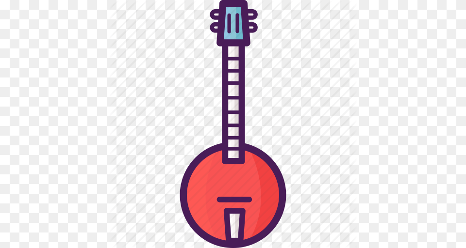 Banjo Country Five Folk Neck String Traditional Icon, Musical Instrument Free Png