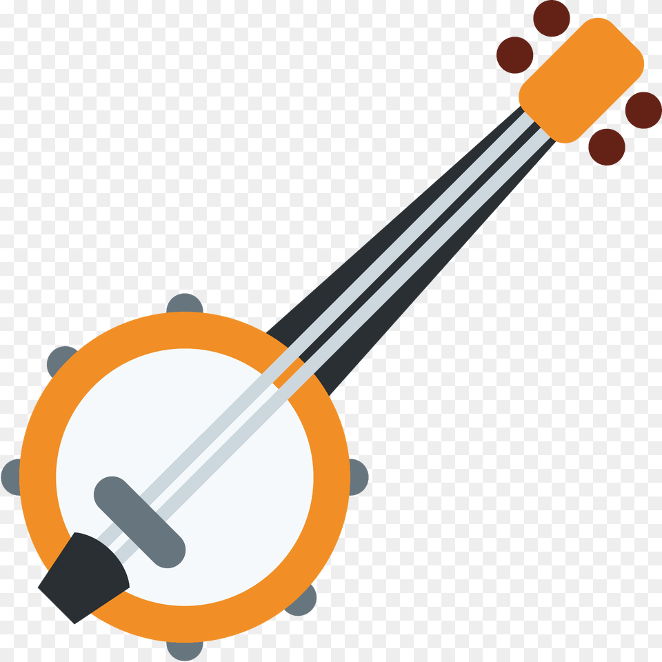 Banjo Emoji Clipart, Musical Instrument, Smoke Pipe Png Image