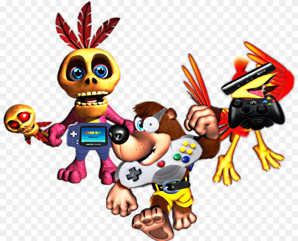 Banjo Kazooie By Dressing The Cast Up In The Consoles Banjo Kazooie, Baby, Person, Face, Head Free Png Download