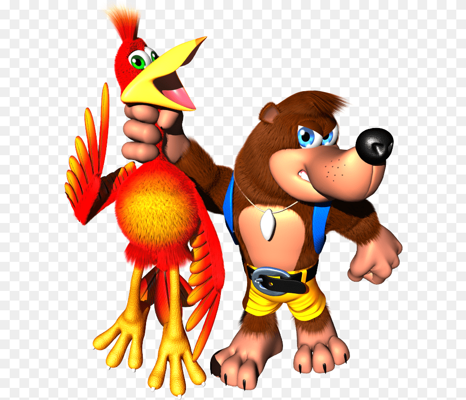 Banjo Kazooie Everything And The Kitchen Sink, Animal, Baby, Bird, Person Free Png