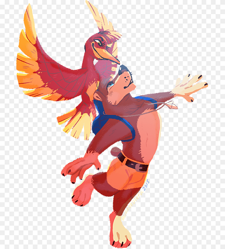 Banjo Kazooie Fan Art, Graphics, Person, Book, Comics Png