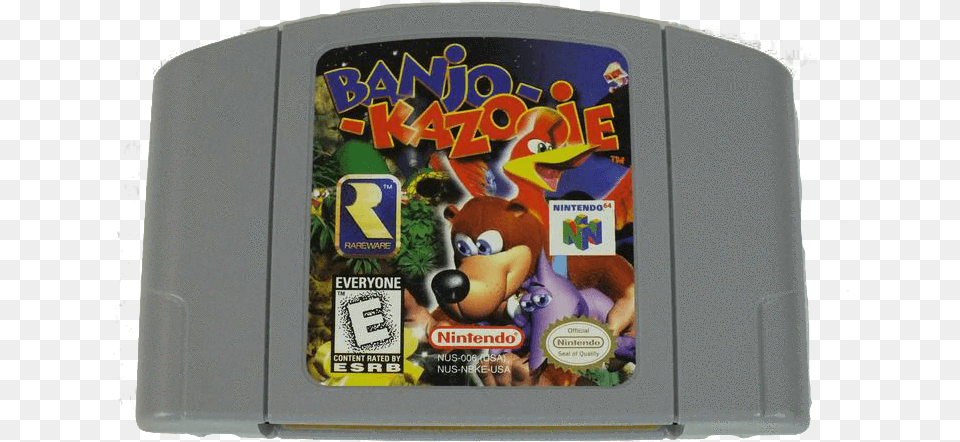 Banjo Kazooie N64 Cartridge Banjo Kazooie Nintendo, Game, Teddy Bear, Toy, Super Mario Free Png