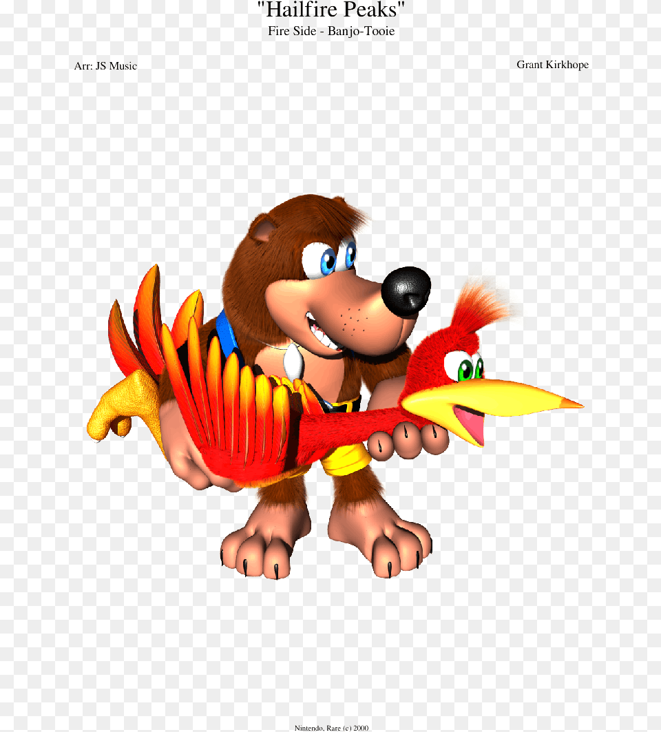 Banjo Kazooie Smash Bros Ultimate Render Sonic And Banjo Kazooie, Toy, Face, Head, Person Png