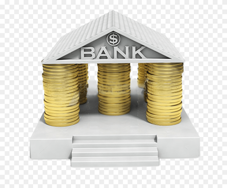 Bank, Money, Coin, Architecture, Building Png Image