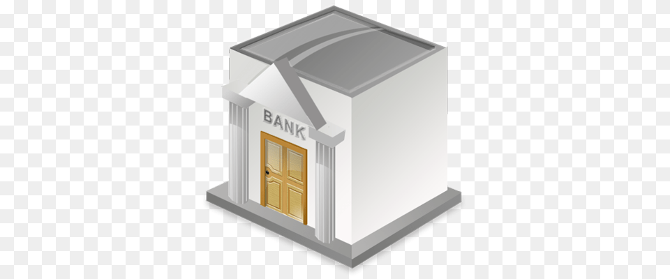 Bank, Mailbox, Architecture, Building, Countryside Png