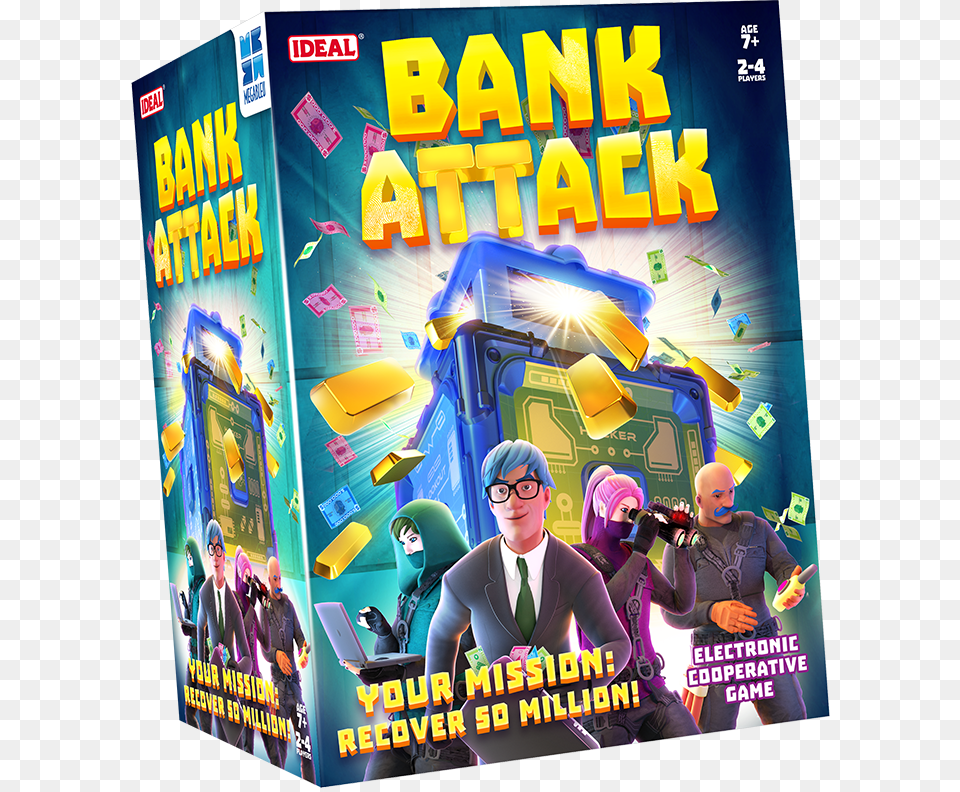 Bank Attack Game Review, Adult, Poster, Person, Female Png